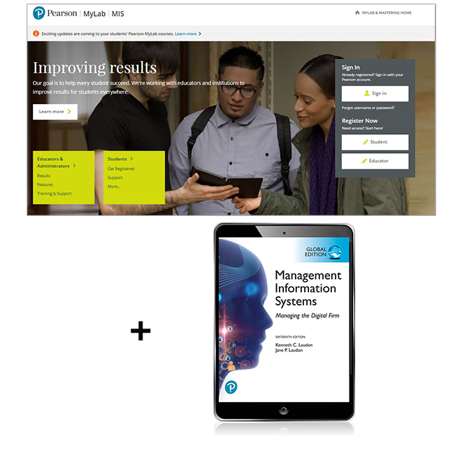 Picture of Management Information Systems: Managing the Digital Firm, Global Edition -- MyLab MIS with Pearson eText