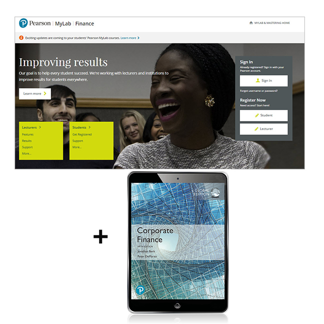 Picture of Corporate Finance, Global Edition -- MyLab Finance with Pearson eText