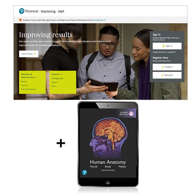 Picture of Human Anatomy, Global Edition -- Mastering A&P with Pearson eText