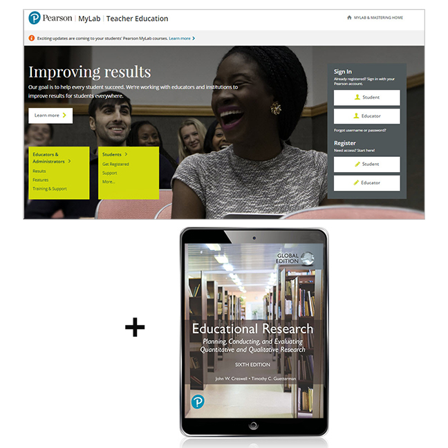 Picture of Educational Research: Planning, Conducting, and Evaluating Quantitative and Qualitative Research, Global Edition -- MyLab Education with Pearson eText