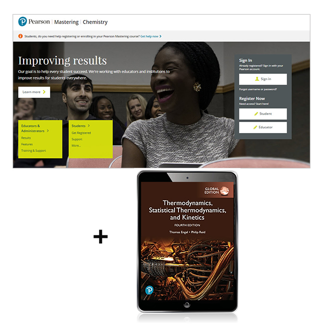 Picture of Physical Chemistry: Thermodynamics, Statistical Thermodynamics, and Kinetics, Global Edition -- Mastering Chemistry with Pearson eText