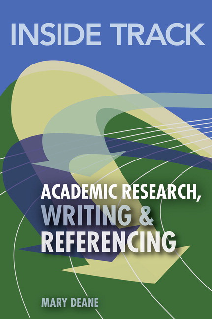 Picture of Inside Track to Academic Research, Writing & Referencing