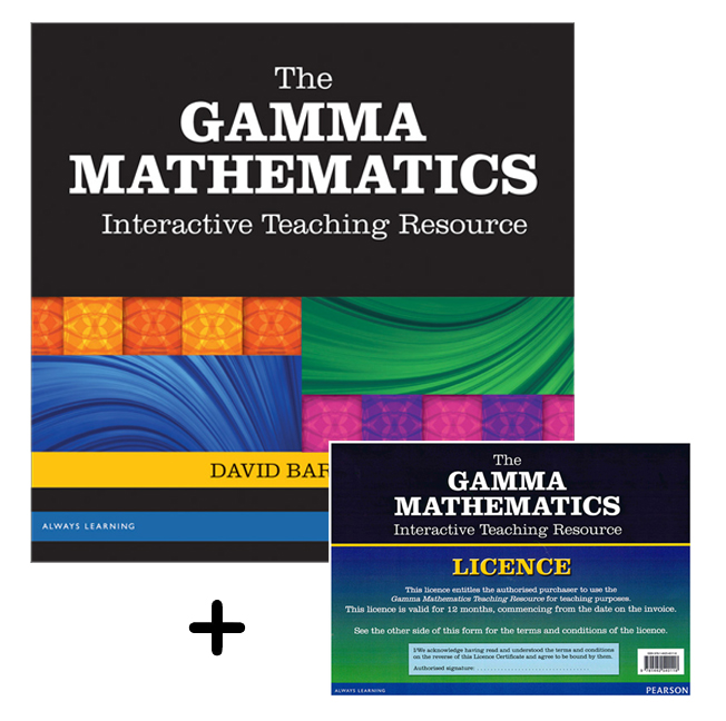 Picture of Gamma Mathematics Interactive Teaching Resource Pack (CD + Annual Licence)