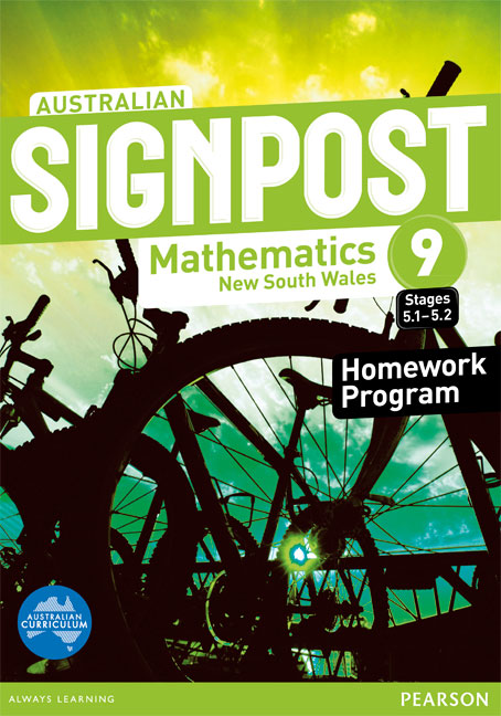 Picture of Australian Signpost Mathematics New South Wales  9 (5.1-5.2) Homework Program
