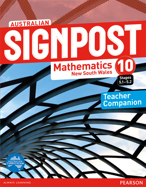 Picture of Australian Signpost Mathematics New South Wales 10 (5.1-5.2) Teacher Companion