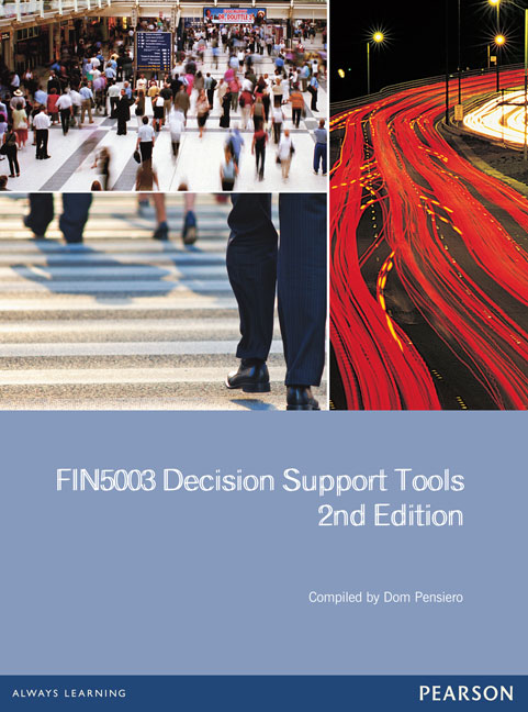 Picture of Decision Support Tools FIN5003 (Custom Edition)
