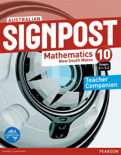 Picture of Australian Signpost Mathematics New South Wales 10 (5.1-5.3) Teacher Companion