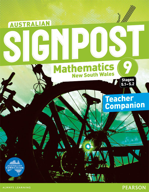 Picture of Australian Signpost Mathematics New South Wales  9 (5.1-5.2) Teacher Companion