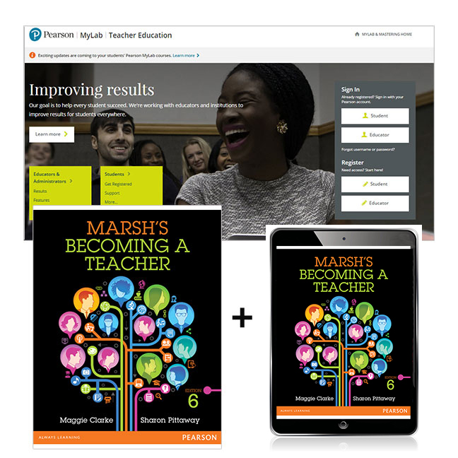 Picture of Marsh's Becoming a Teacher + MyLab Education with Pearson eText