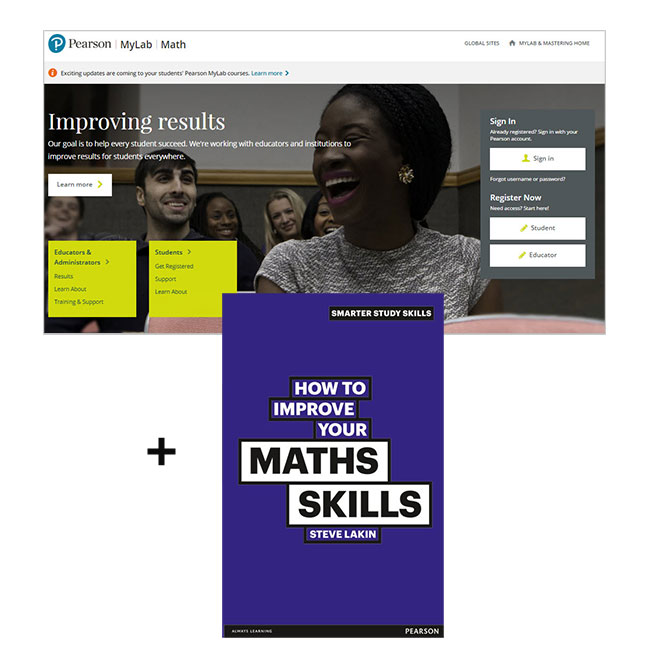 Picture of How to Improve Your Maths Skills + MyLab Math