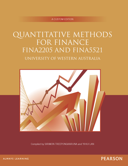 Picture of Quantitative Methods For Finance (Custom Edition)