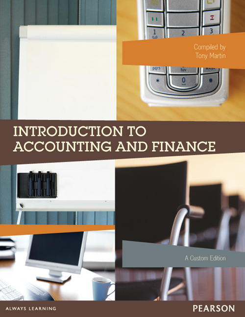 Picture of Introduction to Accounting and Finance (Custom Edition)