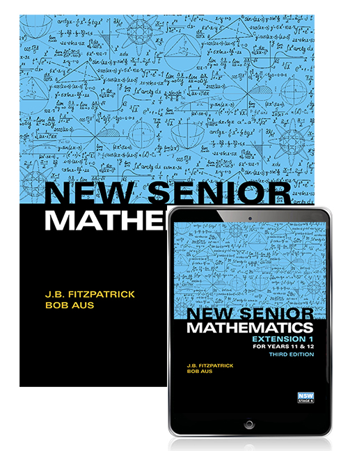 Picture of New Senior Mathematics Extension 1 Years 11 & 12 Student Book with eBook
