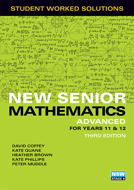 Picture of New Senior Mathematics Advanced Years 11 & 12 Student Worked Solutions Book