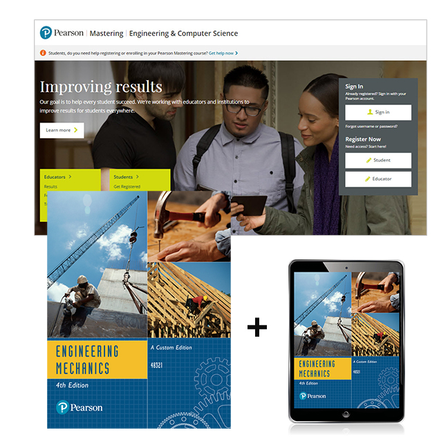 Picture of Engineering Mechanics 48321 (Custom Edition) + Mastering Engineering with Pearson eText