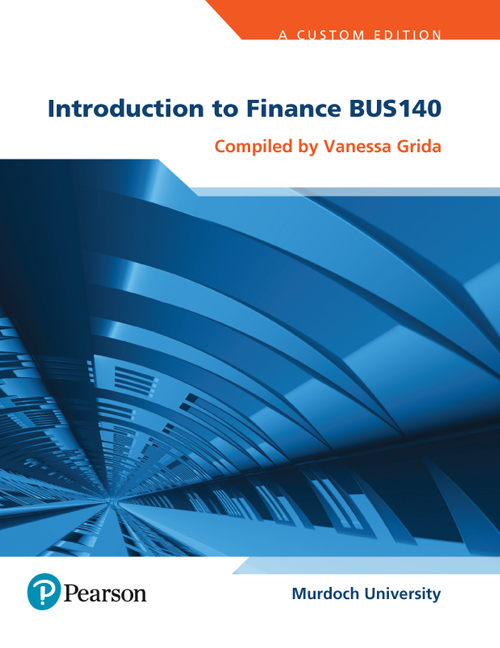 Picture of Introduction to Finance BUS140 (Custom Edition)