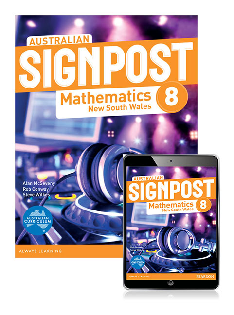 Picture of Australian Signpost Mathematics New South Wales  8 Student Book with eBook