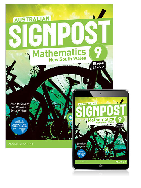 Picture of Australian Signpost Mathematics New South Wales  9 (5.1-5.2) Student Book with eBook