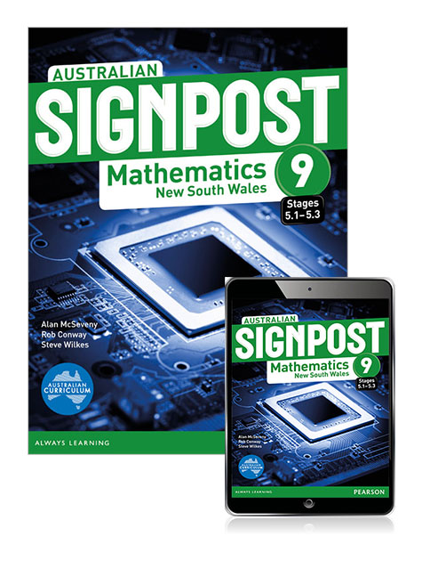 Picture of Australian Signpost Mathematics New South Wales  9 (5.1-5.3) Student Book with eBook