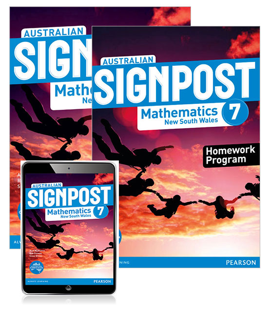 Picture of Australian Signpost Mathematics New South Wales  7 Student Book, eBook and Homework Program