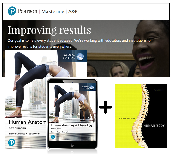 Picture of Human Anatomy & Physiology, Global Edition + A Brief Atlas of the Human Body + Mastering A&P with Pearson eText