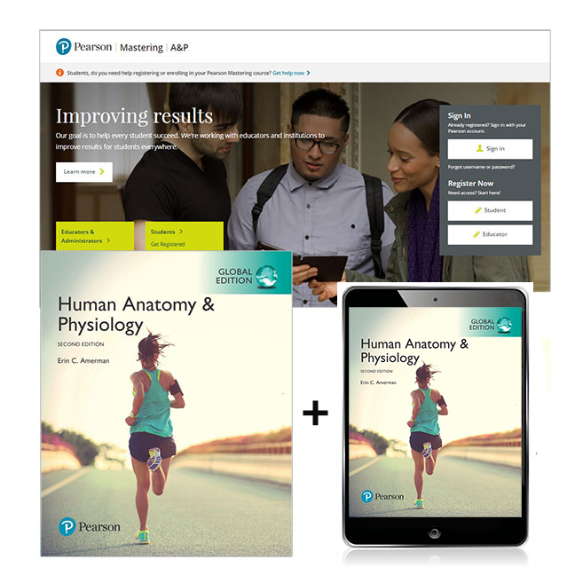 Picture of Human Anatomy & Physiology, Global Edition + Mastering A&P with Pearson eText