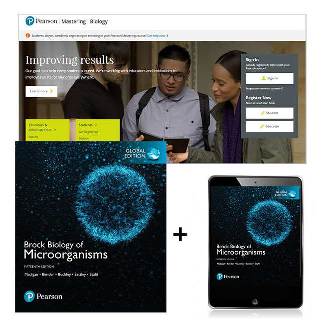 Picture of Brock Biology of Microorganisms, Global Edition + Mastering Microbiology with Pearson eText