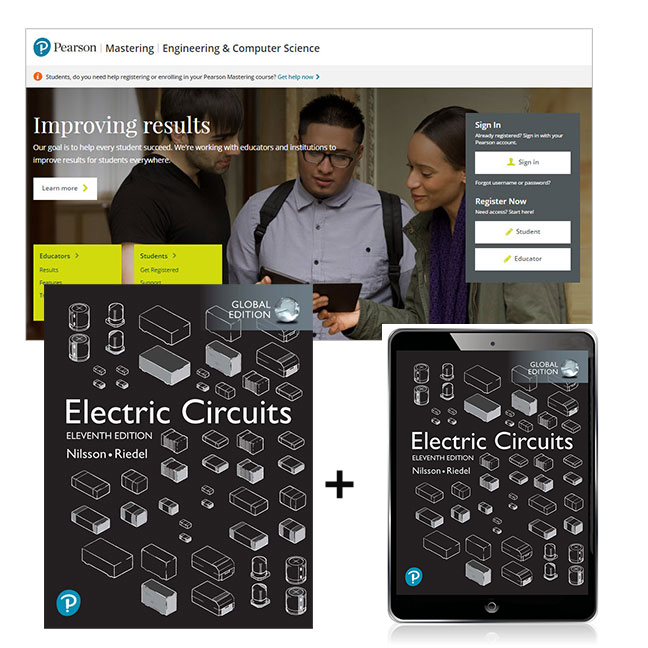 Picture of Electric Circuits, Global Edition + Mastering Engineering with Pearson eText