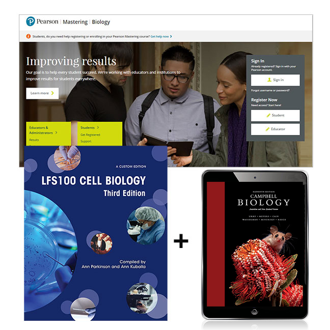 Picture of Cell Biology LFS100 (Custom Edition) + Mastering Biology with Pearson eText
