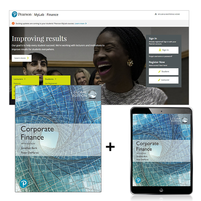Picture of Corporate Finance, Global Edition + MyLab Finance with Pearson eText