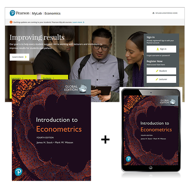 Picture of Introduction to Econometrics, Global Edition + MyLab Economics with Pearson eText