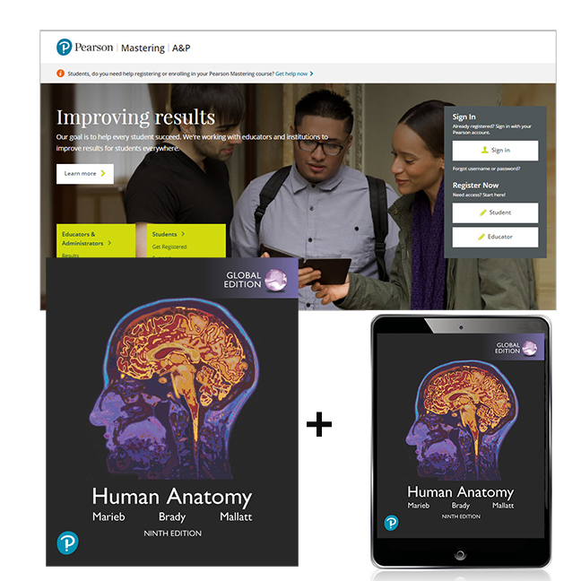 Picture of Human Anatomy, Global Edition + Mastering A&P with Pearson eText