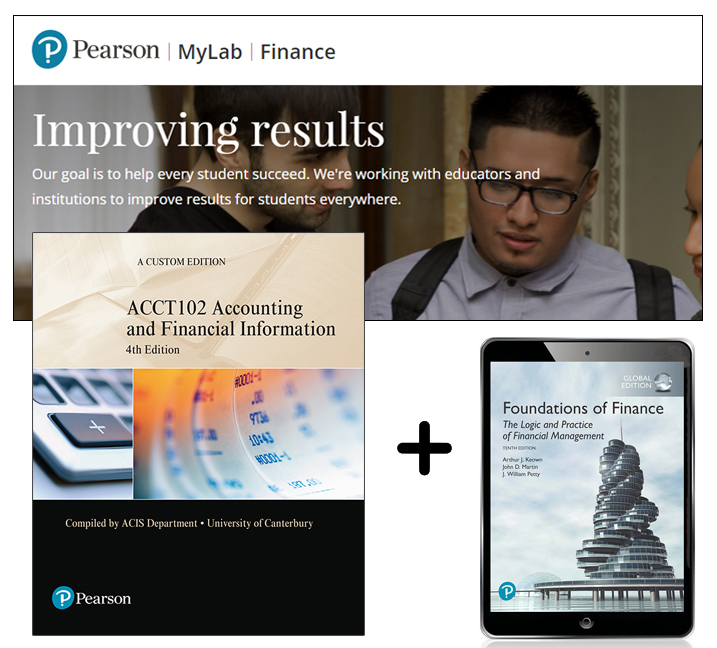 Picture of Accounting and Financial Information ACCT102 (Custom Edition) + MyLab Finance with Pearson eText