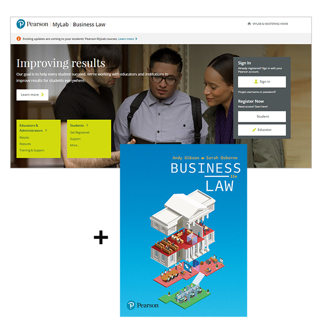 Picture of Business Law + MyLab Business Law