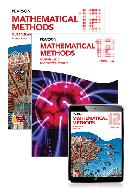 Picture of Pearson Mathematical Methods Queensland 12 Exam Preparation Workbook + Student Book with eBook