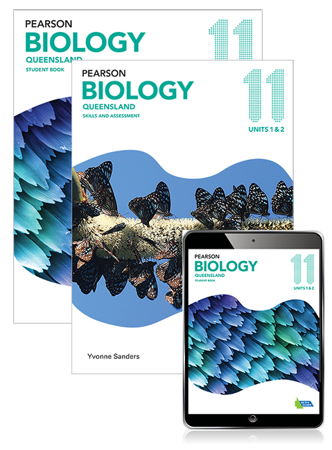 Picture of Pearson Biology Queensland 11 Student Book, eBook and Skills & Assessment Book