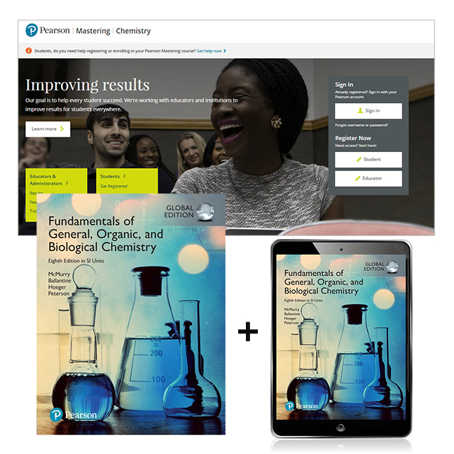Picture of Fundamentals of General, Organic and Biological Chemistry in SI Units, Global Edition + Mastering Chemistry with Pearson eText
