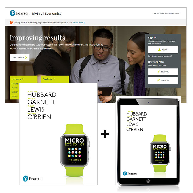 Picture of Microeconomics + MyLab Economics with Pearson eText