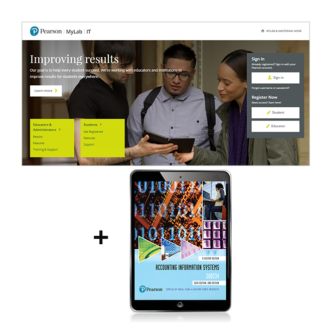 Picture of Accounting Information Systems 200534 eBook + MyLab IT with eText (Custom Edition)
