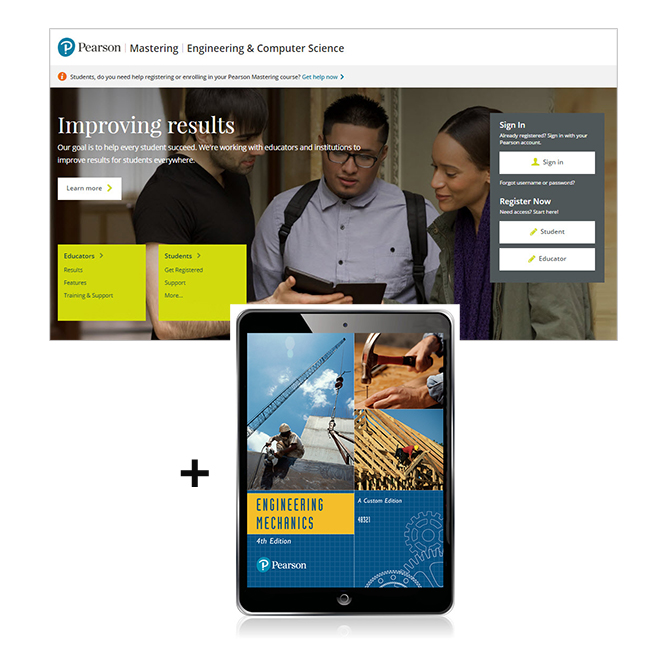 Picture of Engineering Mechanics 48321 eBook (Custom Edition) + Mastering Engineering