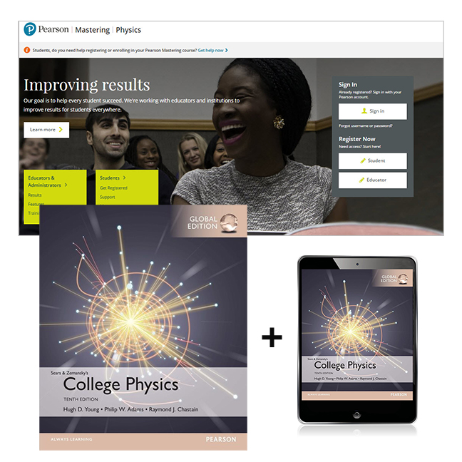 Picture of College Physics, Global Edition + Mastering Physics with Pearson eText
