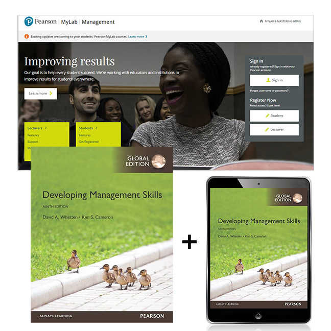 Picture of Developing Management Skills, Global Edition + MyLab Management with Pearson eText