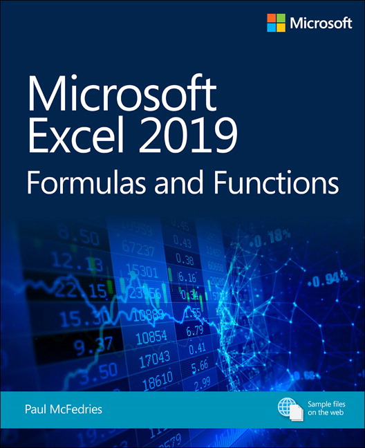 Picture of Microsoft Excel 2019 Formulas and Functions