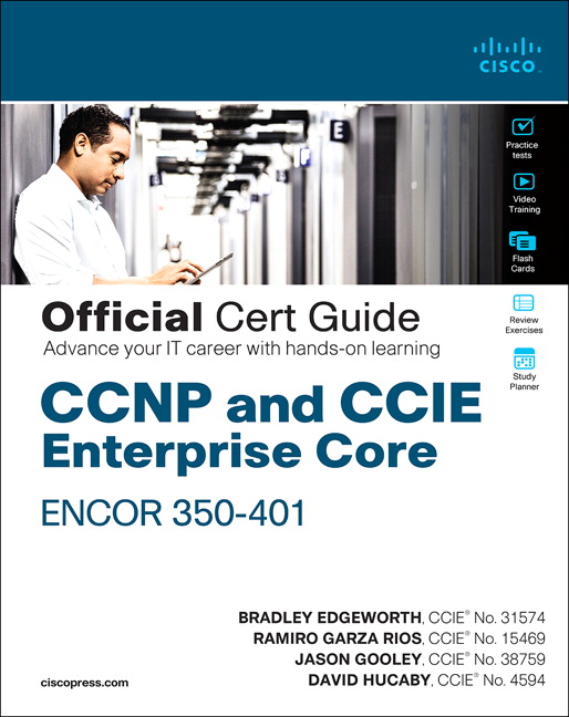Picture of CCNP and CCIE Enterprise Core ENCOR 350-401 Official Cert Guide