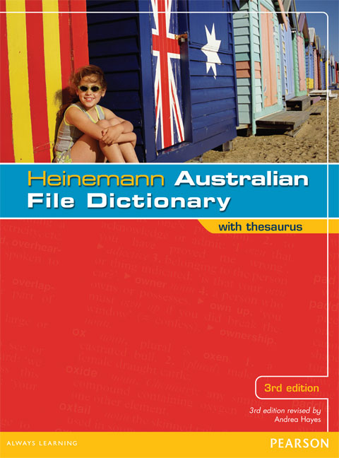 Picture of Heinemann Australian File Dictionary with Thesaurus