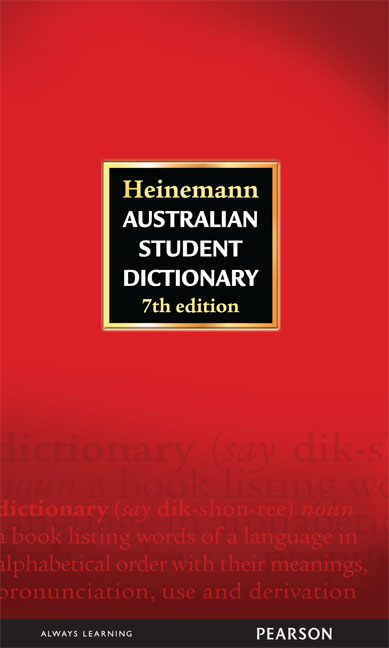 Picture of Heinemann Australian Student Dictionary