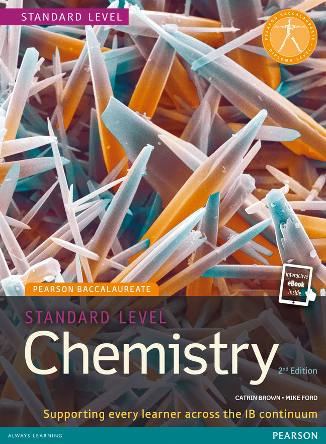 Picture of Pearson Baccalaureate Chemistry Standard Level 2nd edition print and ebook bundle for the IB Diploma