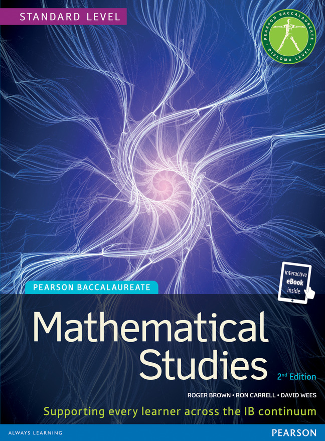 Picture of Pearson Baccalaureate Mathematical Studies 2nd edition print and ebook bundle for the IB Diploma