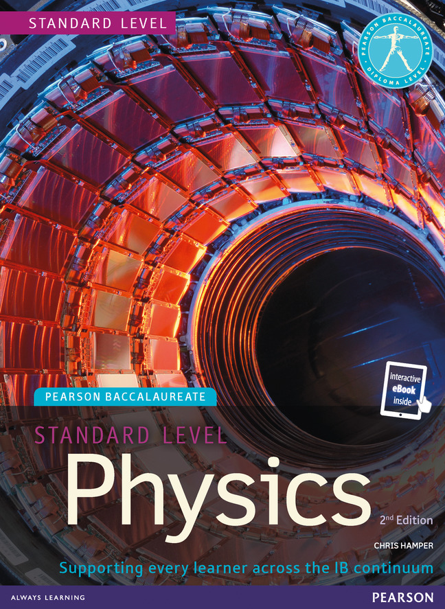 Picture of Pearson Baccalaureate Physics Standard Level 2nd edition print and ebook bundle for the IB Diploma