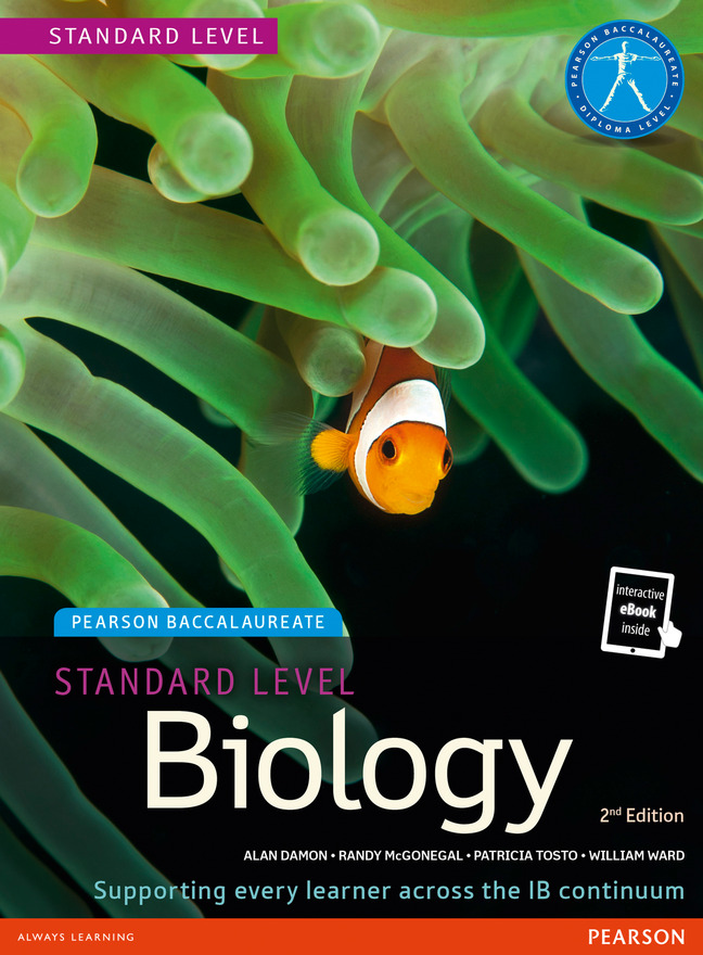 Picture of Pearson Baccalaureate Biology Standard Level 2nd edition print and ebook bundle for the IB Diploma